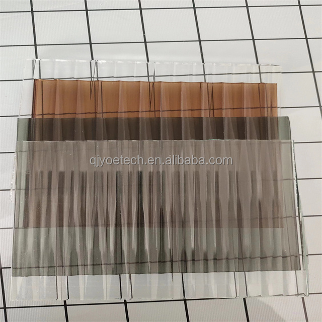 Cut 5mm 6mm 8mm Euro Bronze Moru Fluted Stained Glass for Wardrobe Door