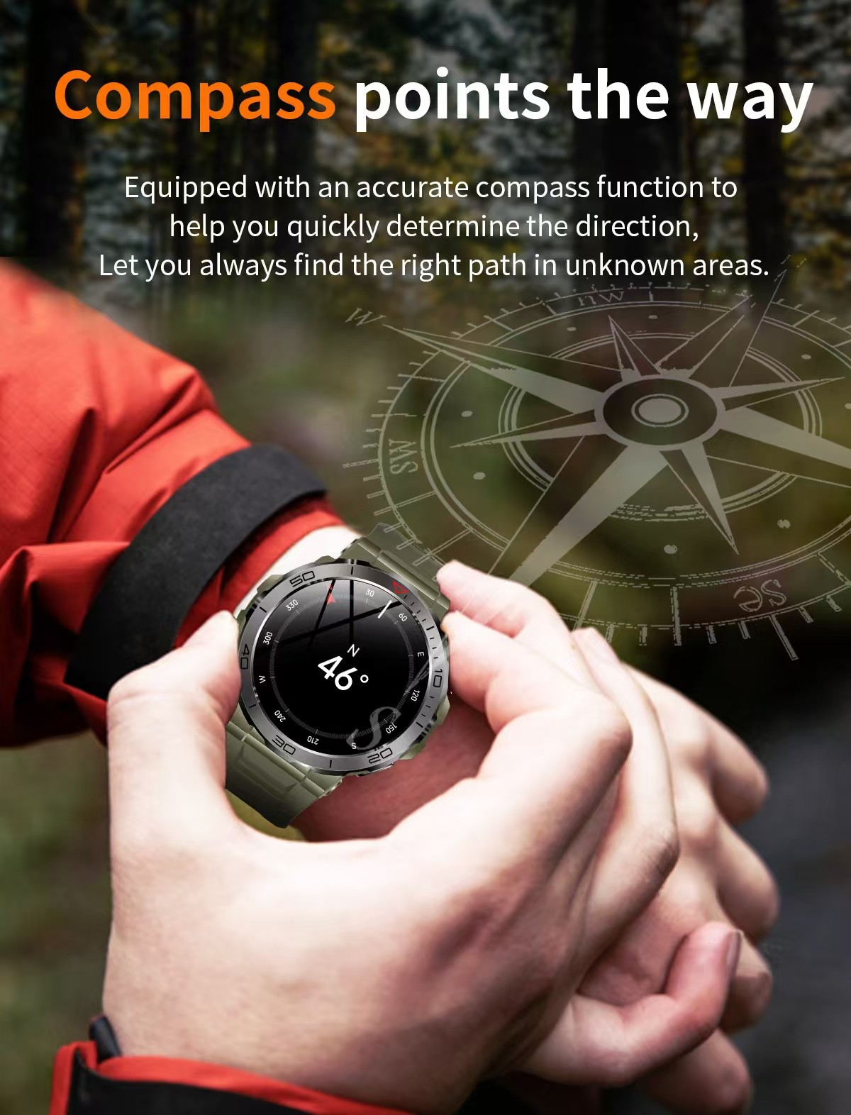 MK68 Men Smart Watch BT Call AMOLED Heart Rate Monitoring Healthy Sports Wristwatch