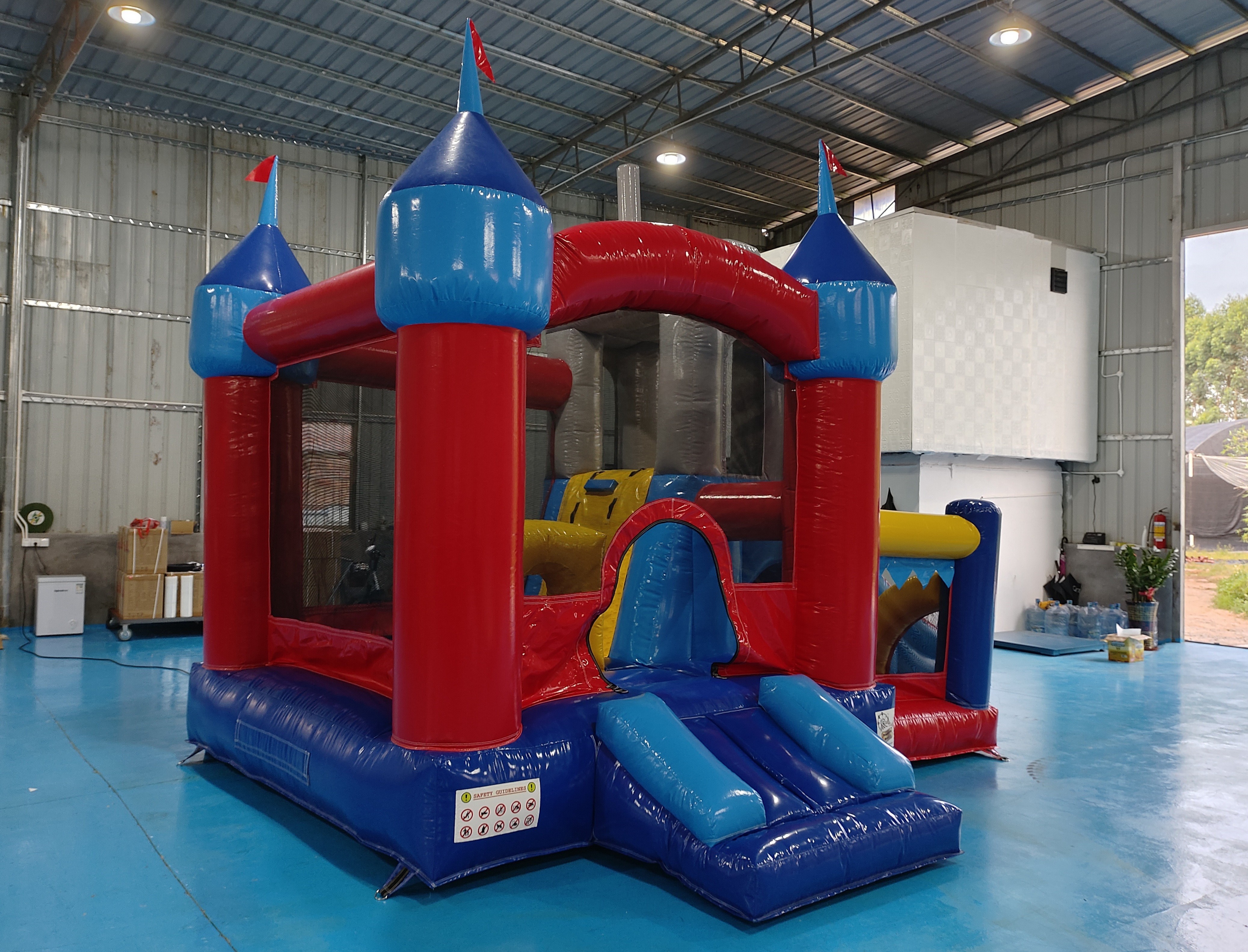 Outdoor Medieval Bounce Castle Inflatable Bouncy House With Slide Combo Inflatable Jumping House For KIds