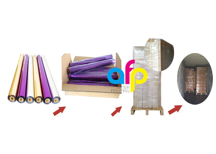 Custom Colors Hot Stamping Foil For Blocking Machine PET Film Base