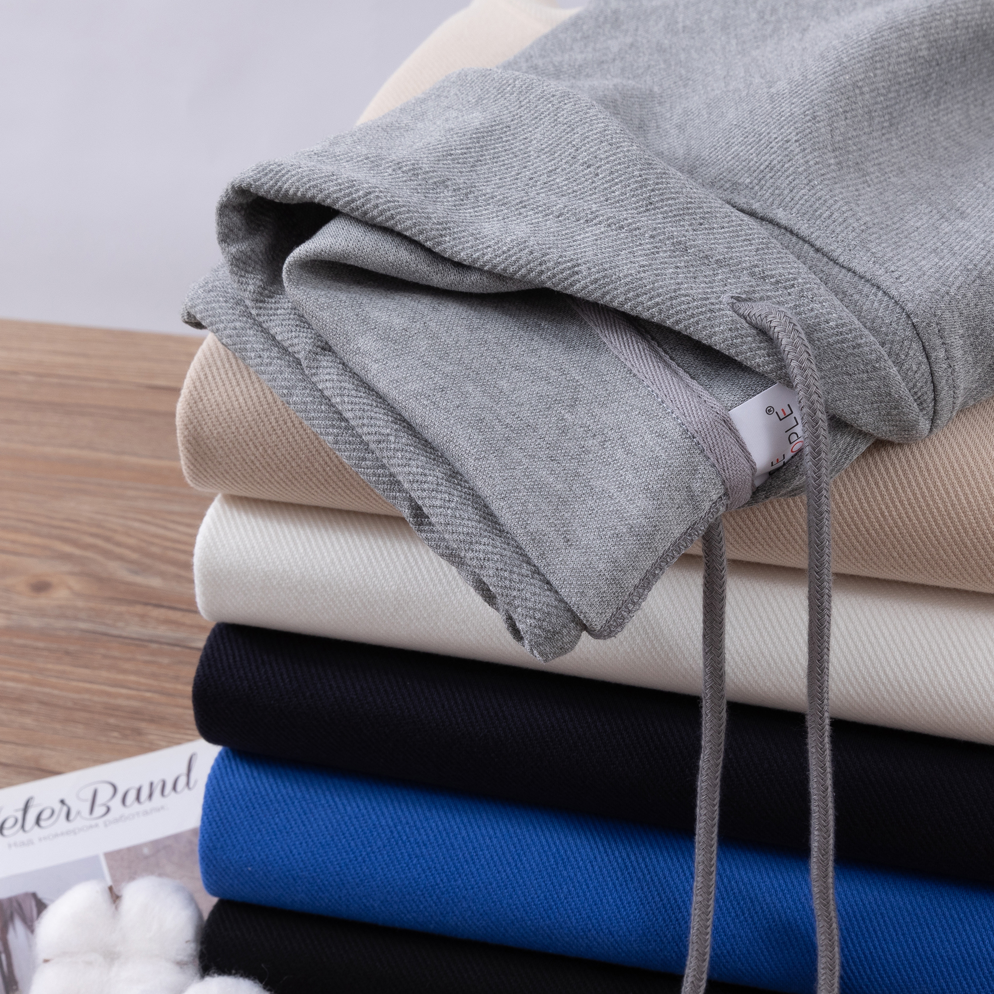 FODARLLOY Fashion Colors Hoodie OEM Streetwear Essentials Oversize Unisex Pull Coat Men's Hoodies Pullover Red