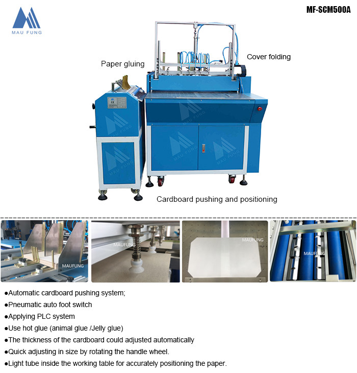 Maufung Book Case Making Machine Hard Cover Case Maker MF-SCM500A