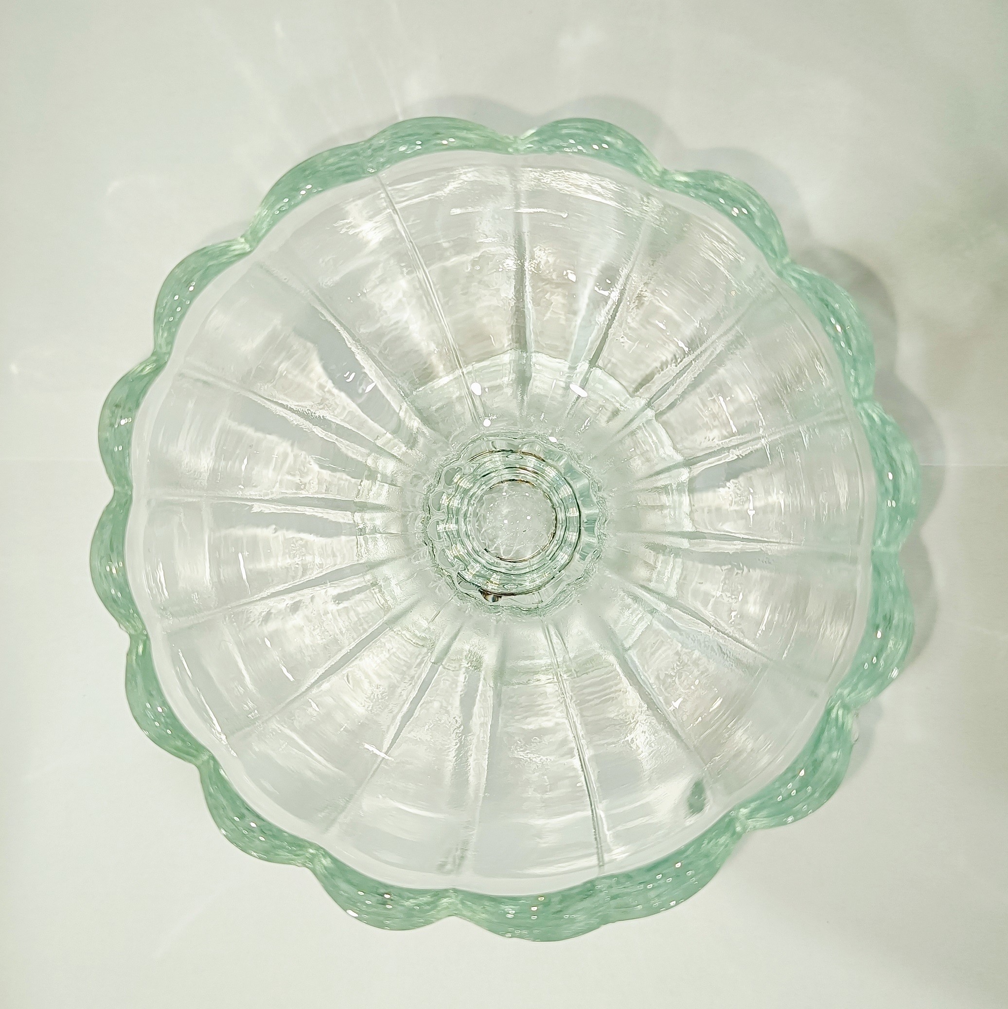 Light Luxury Style Dessert Glass Bowl Ice Cream Glass Cup Transparent