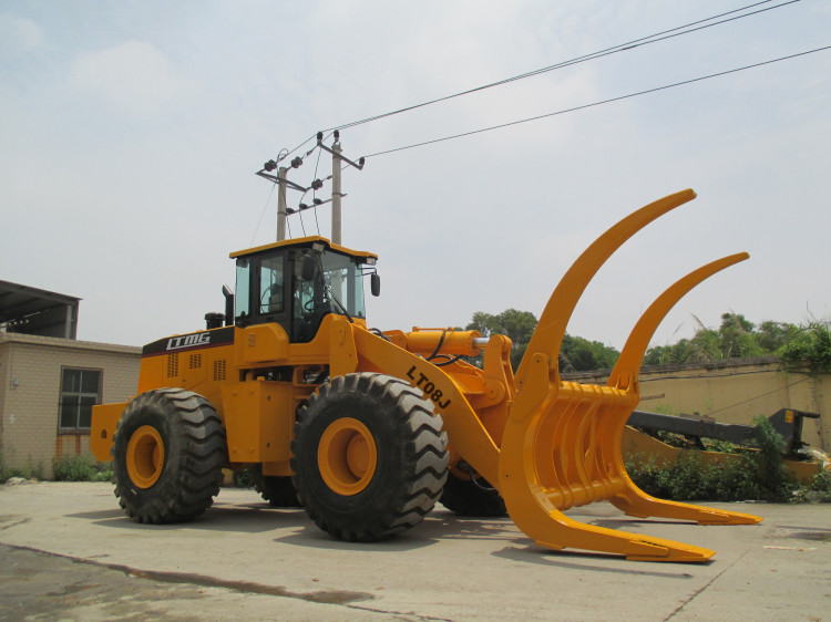 LTMG 8 Ton Comfortable Sugar Cane Grab Loader Mobile Forestry Equipment 169KN Force