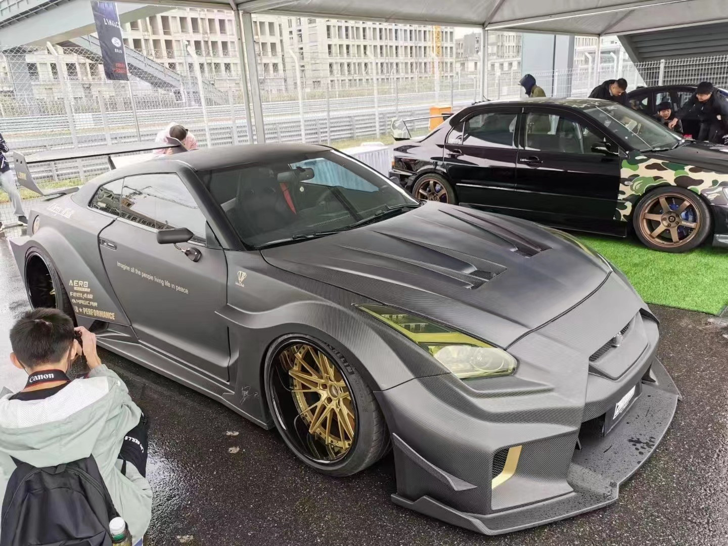 2022 Hot New Products GTR R35 Wide Bodyki Body Kit for Nissan GTR R35 Wide Bodyki Front and Rear