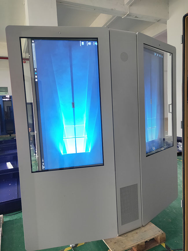 Double Sided Dual Screen Lcd Advertising Outdoor Dual Screen Digital Two Side 5m 5 Inch Outdoor Digital Display Screen