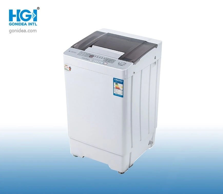 Fully Automatic Plastic Door White Washing Machine 7KG Top Loading
