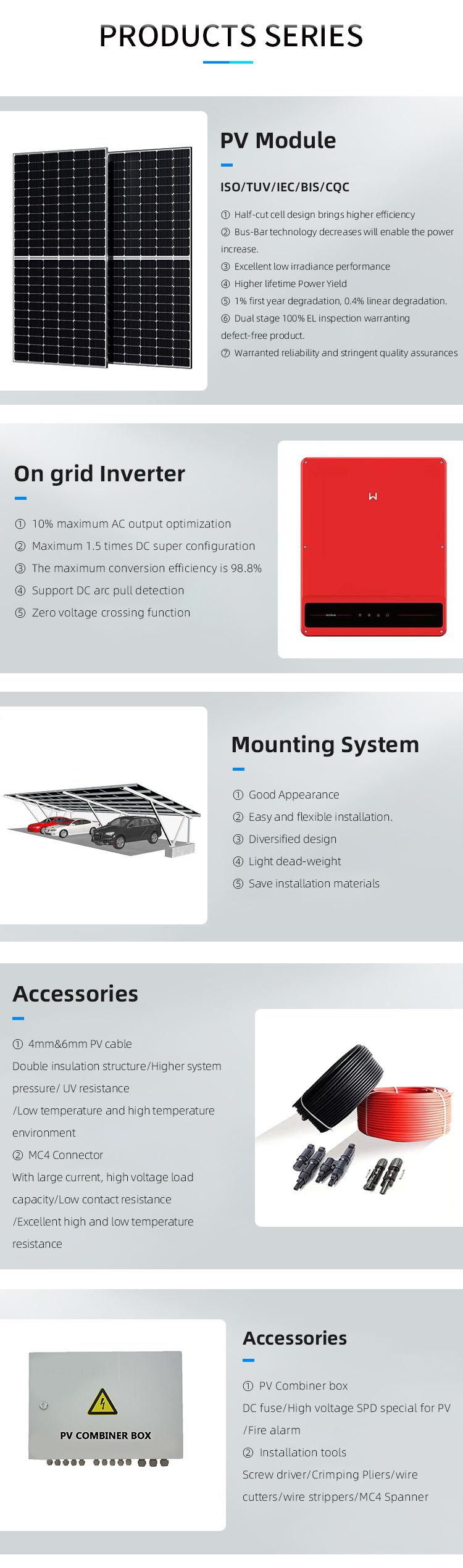 Solar System 10kw complete Solar system home power 10kw 17kw 20kw 25kw on grid solar system