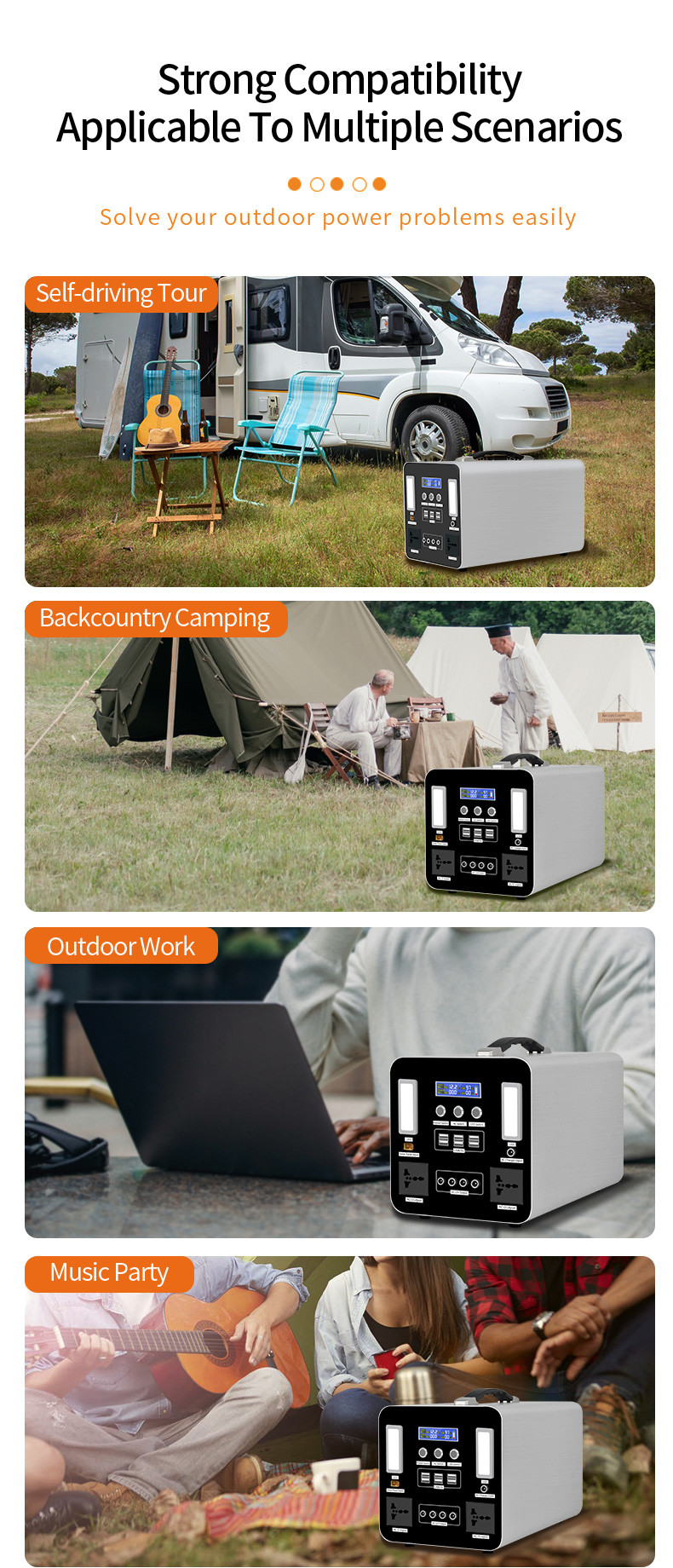 1000W solar energy system power station lifepo4 energy system storage portable power station 1000w for outdoor home