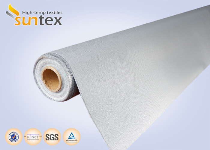 2025 Fireproof Chemical Resistant Non Stick Polyurethane Coated Fiberglass Fabric / Cloth