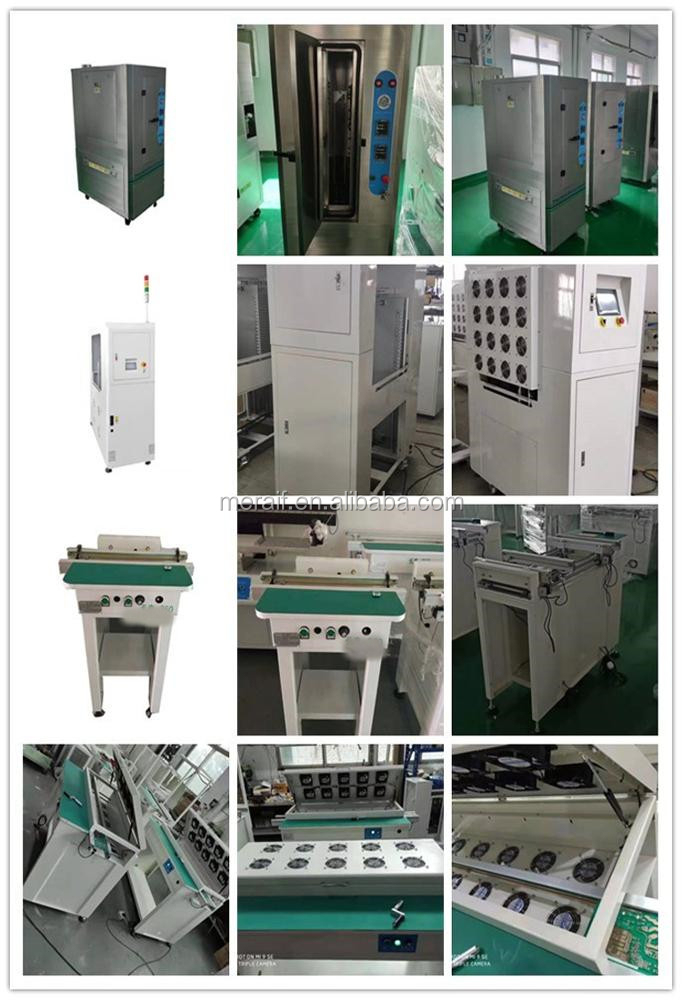 Automatic SMT PCB magazine loader pcb unloader with PLC central control