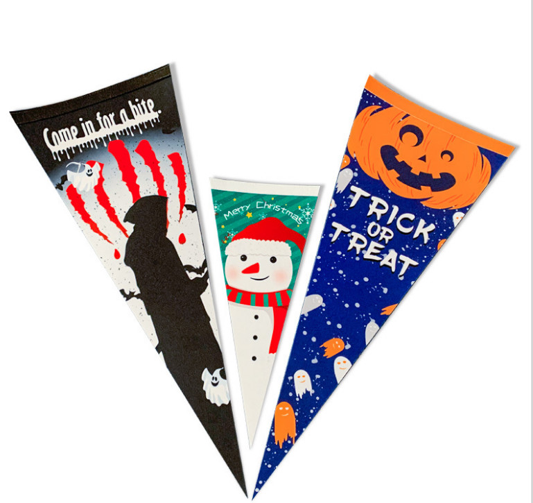 30x76cm Felt Pennant Banner , Portable Decorative Triangle Flags