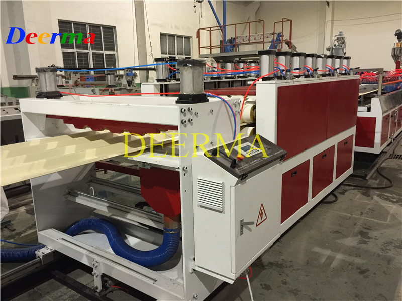 Customized Plastic Roof Tile Machine 350kg/h - 400kg/h Roofing Sheet Making Machine