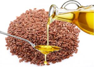 China Natural Plant Cold Pressed Pure Edible Oil Flaxseed Oil With High Fatty Acid on sale