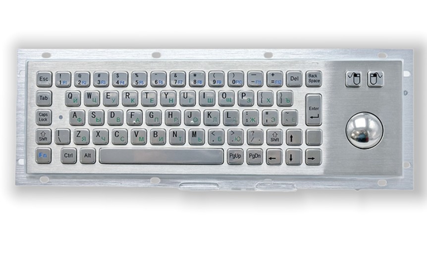Panel Mounted Metal Computer Keyboard Violence Resist Explosionproof IP65 / IK07