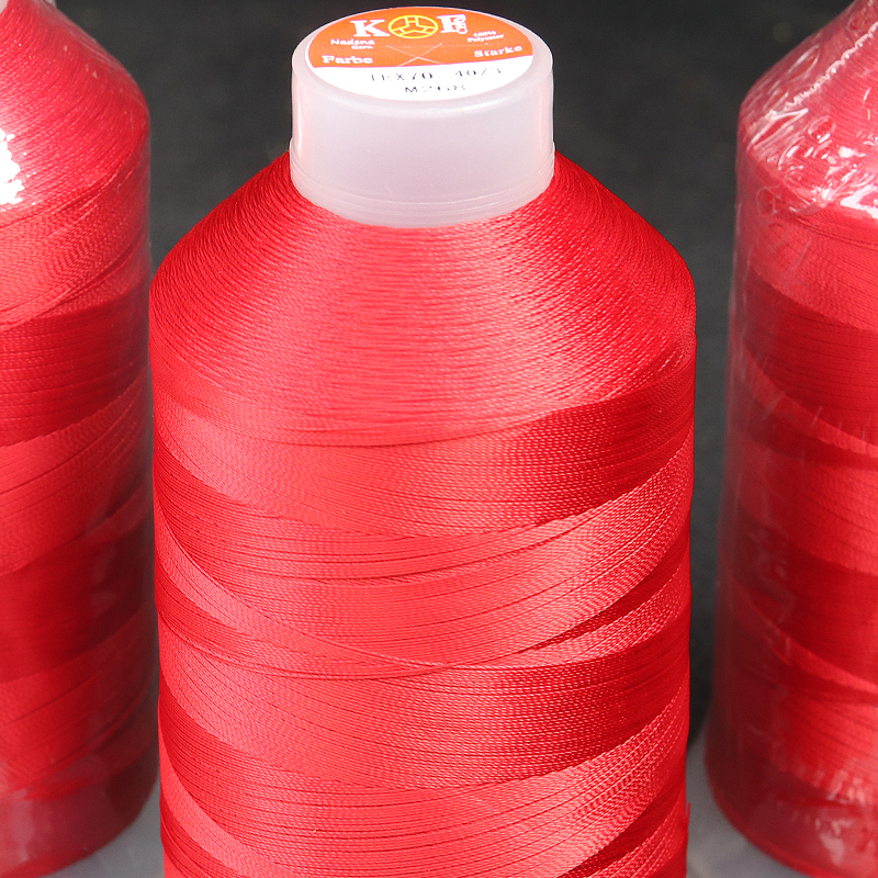 Plastic cone 100% continuous filament polyester thread TEX70 for crochet Free Sample