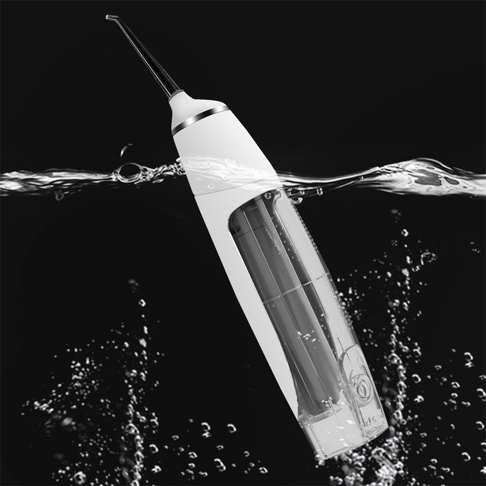 IPX7 Dental Water Flosser Portable Water Jet Flosser 100% Waterproof Design