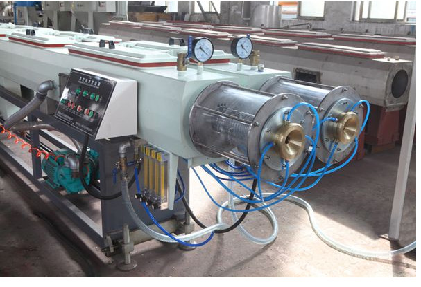 High Extrusion Speed Plastic Extrusion Line for PVC Twin Pipe Production