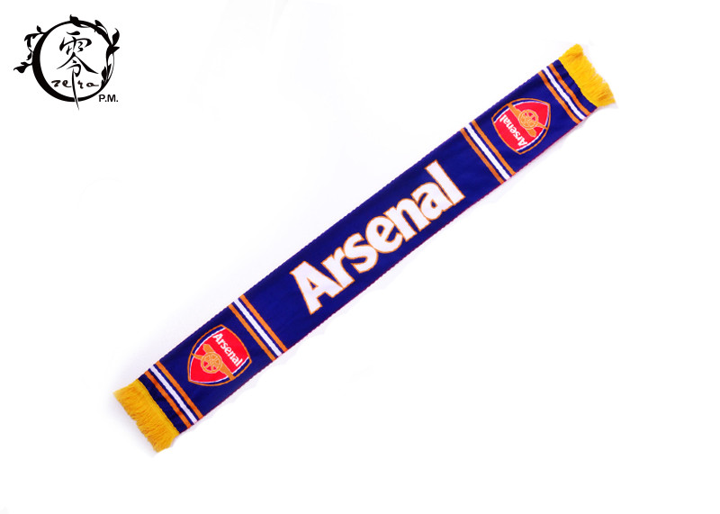 England France Custom Winter Club Scarves Arsenal Soccer Printing