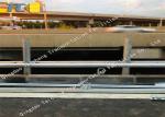 Removable Highway Roller Barrier Galvanized Steel Frame Corrosion Resistant