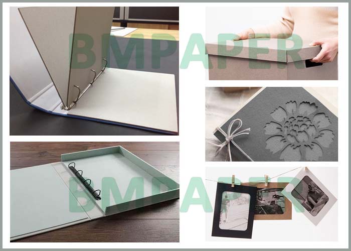 2mm 1250gsm Grey Carton Papa Cajas For File Folder Good Stiffness 70 x 100cm