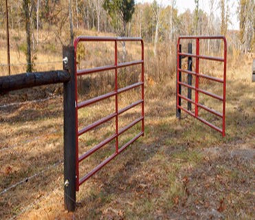 1.8mx2.1m US standard Farm fence gate for cattle Farm fence hinge joint farm fence metal corral panels Farmgate
