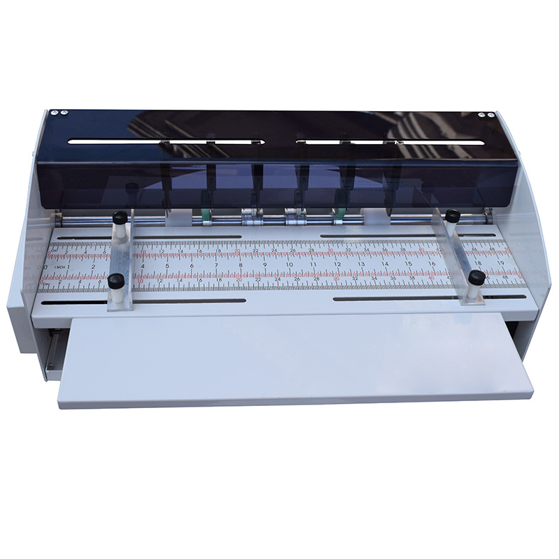 Electric Automatic Paper Creasing Machine for 460mm Max Cutting Width in Restaurant