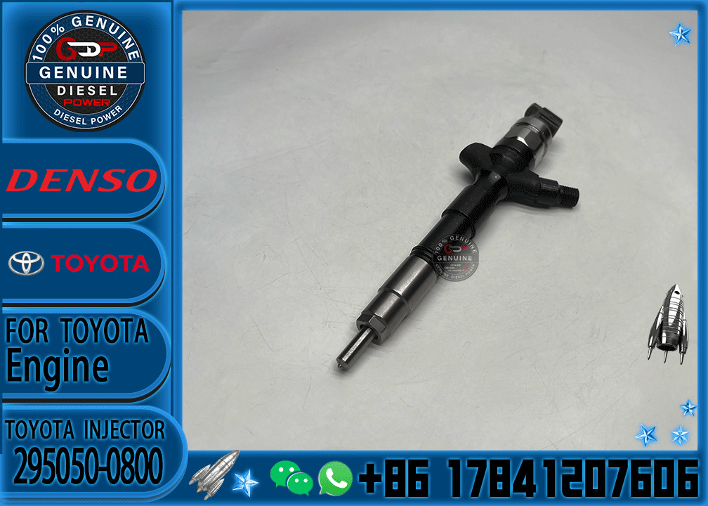 New Common Rail Injector 295050-0800 295050-0801 295050-0802 for 1KD 2KD Diesel Nozzle High Quality