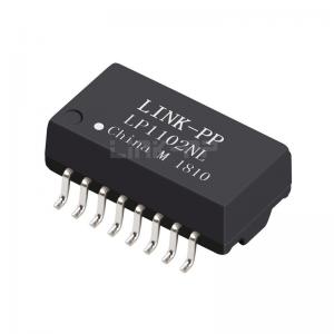 China Pulse H16127MCG Compatible LINK-PP LP1102NL 10/100 Base-T Base-T Single Port SMD 16 PIN Lan Magnetics on sale