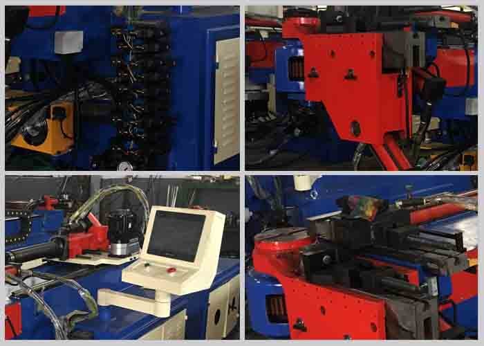 220v / 380v Customized Voltage Exhaust Pipe Bending Machine With Microcomputer Control