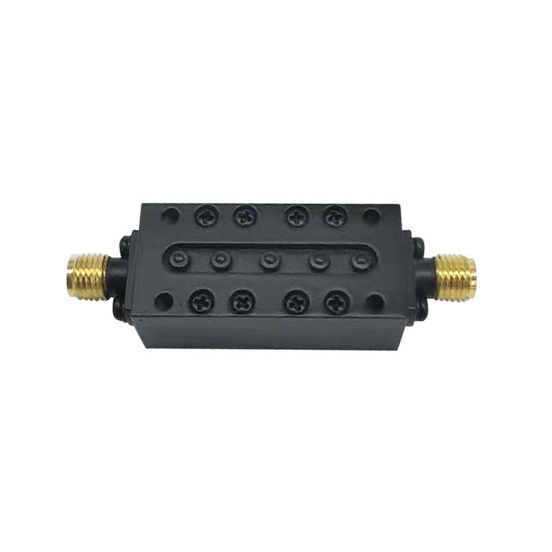 Black Custom Bandpass Filters , Tunable Bandpass Filter In Telecom Parts