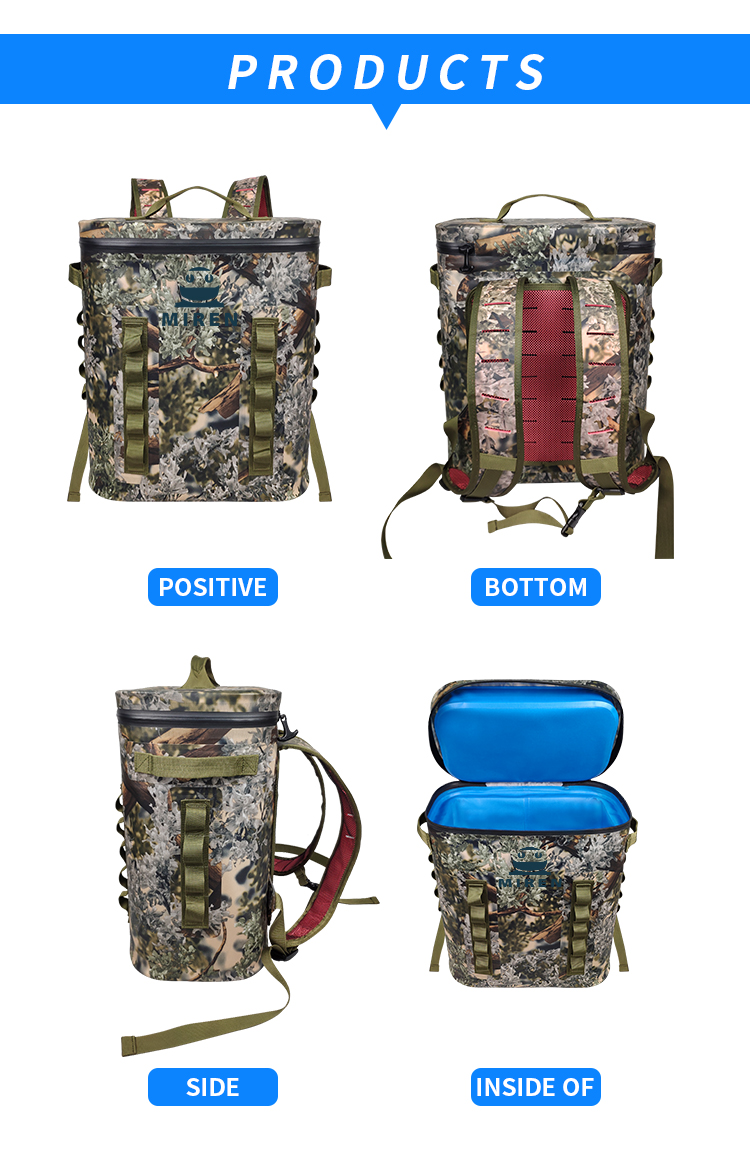Water Resistant Outdoor Cooler Backpack Soft 20L For Picnic Tent