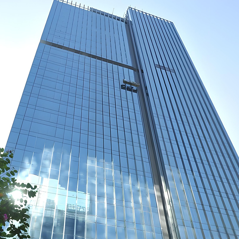 Custom House Curtain Wall Sound Insulation Soundproof Curved Curtain Wall