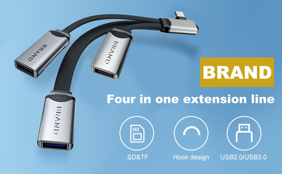 USB Hub Cable For Reading And Copy Also The Usb Adaptor Fast Transfer Data