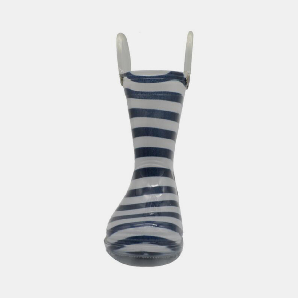 Sea Striped 34EU Waterproof Rain Boots With Handles