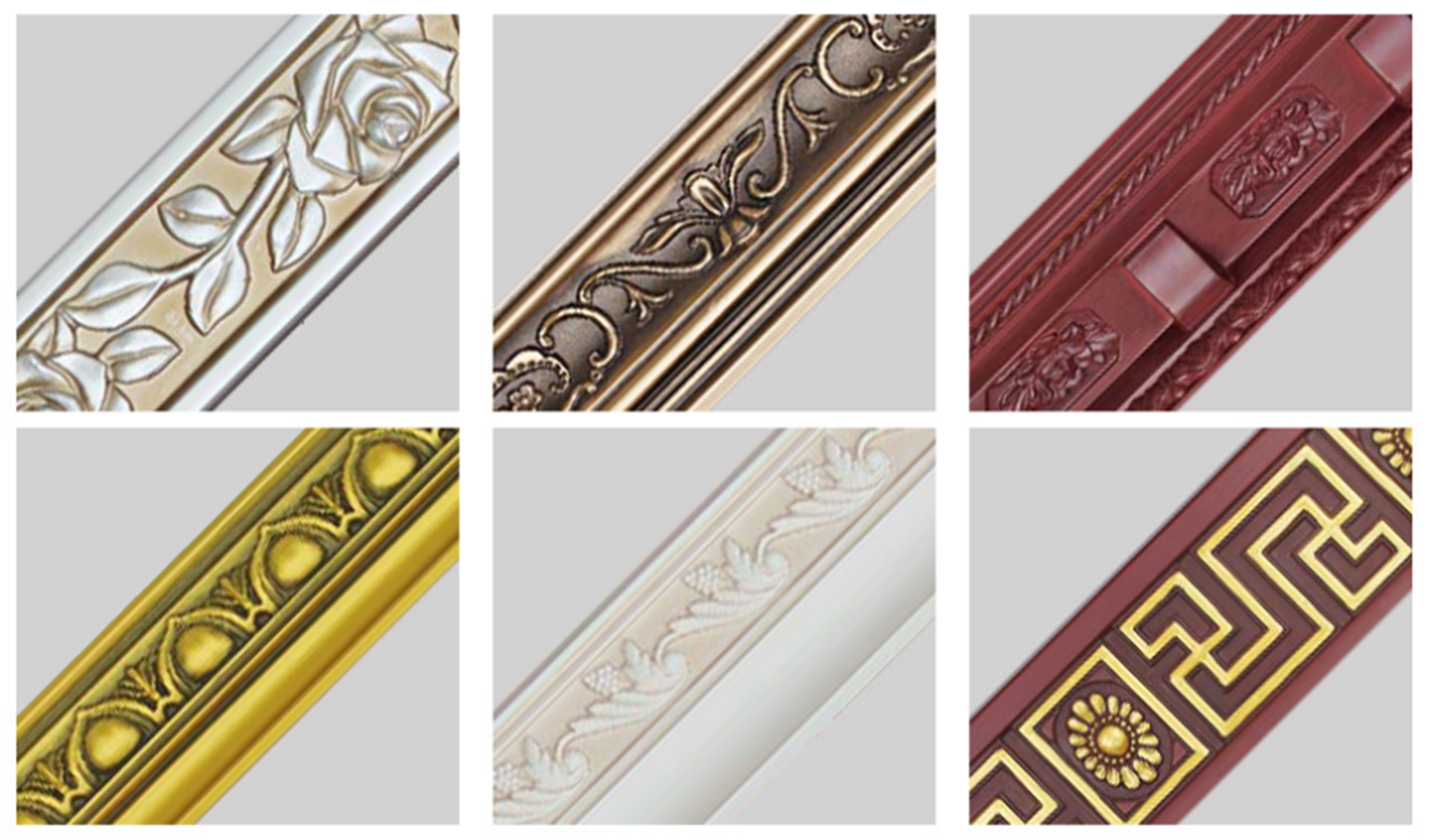 PU Cornice Moulding Fireproof Polyurethane Molded Products