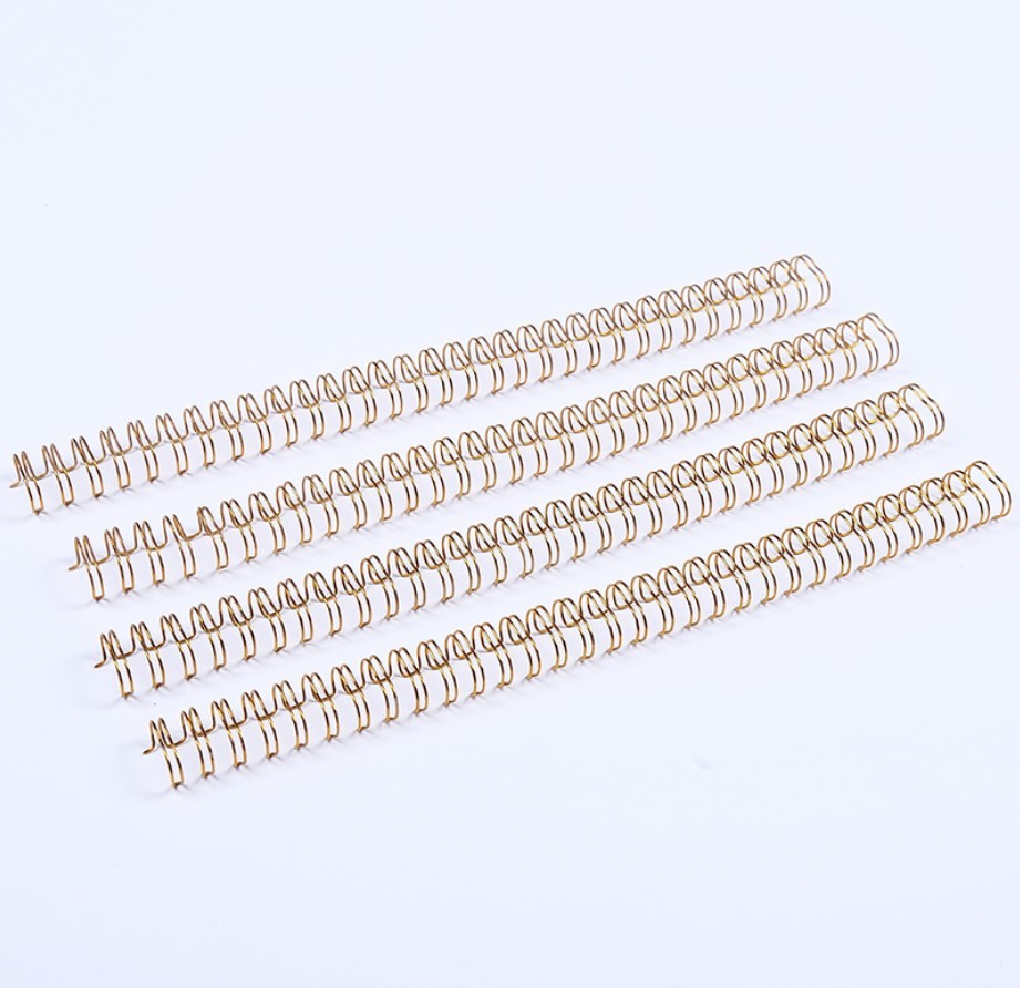 Nylon Coated 1/4" T0.7mm Double Loop Binding Wire For Notebook