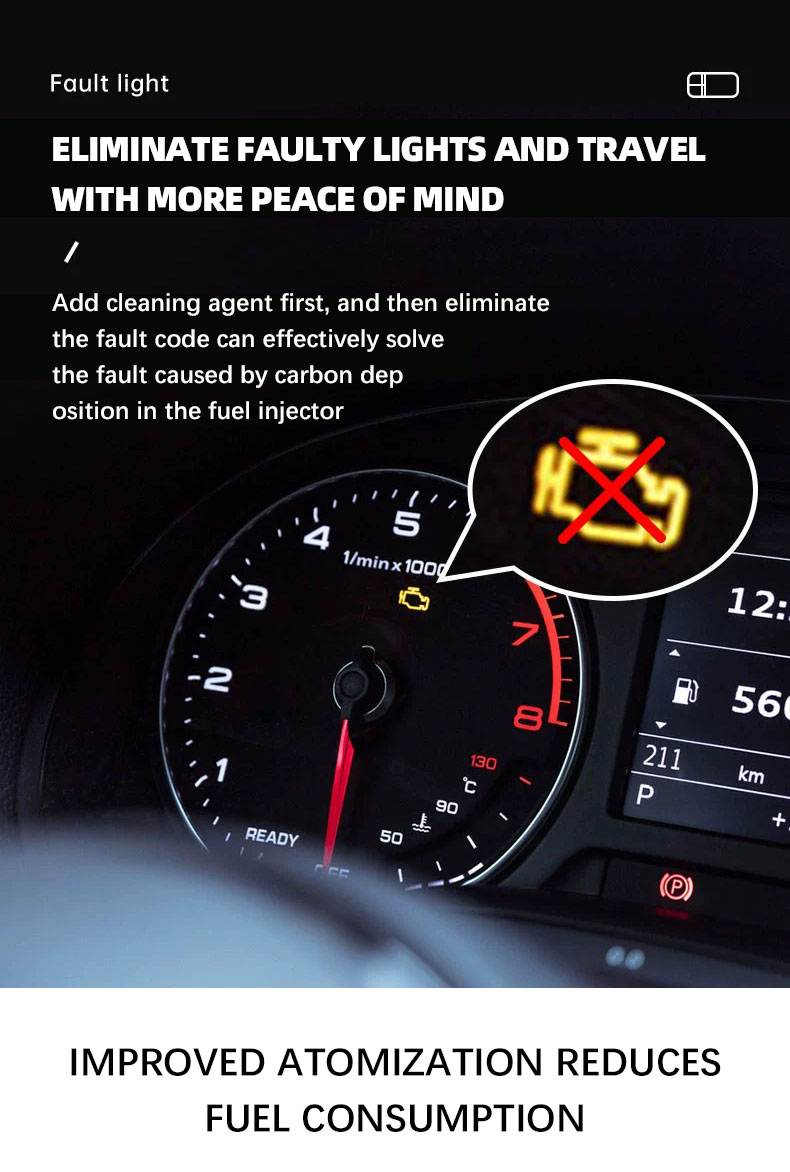 Car Fuel Nozzle Used Fuel Injector Cleaner for Power Loss Problem Solution Liquid