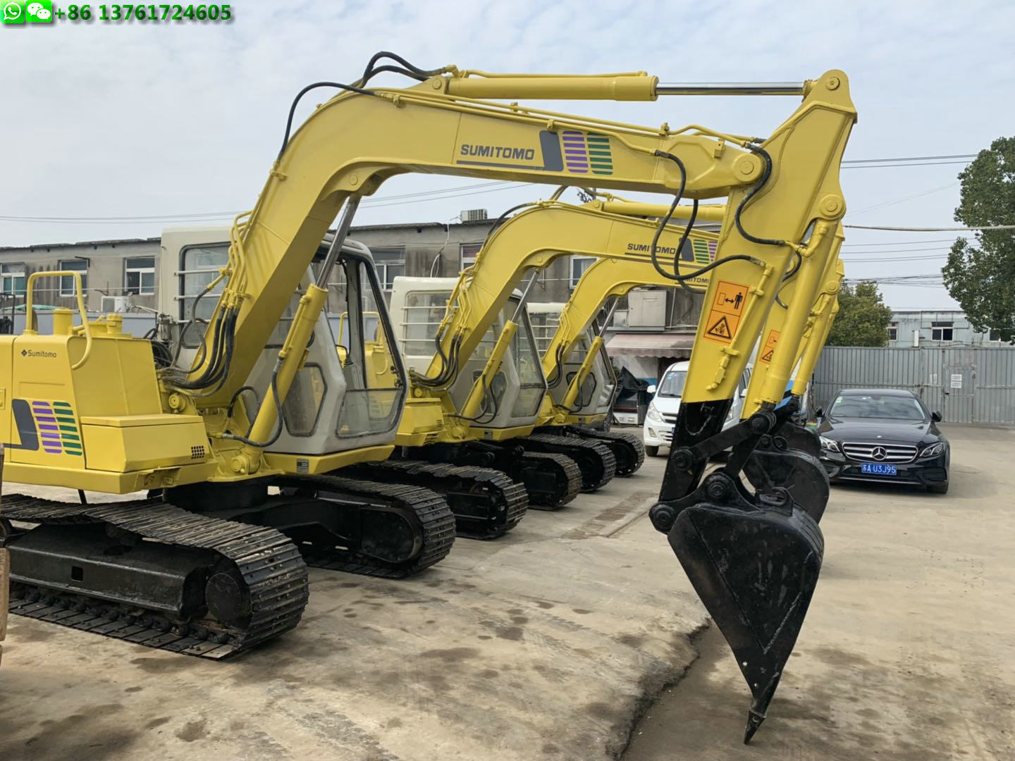 2003 Year Used Excavator Machine 4200h Hour 6t Mini Sumitomo Sh60 Excavator