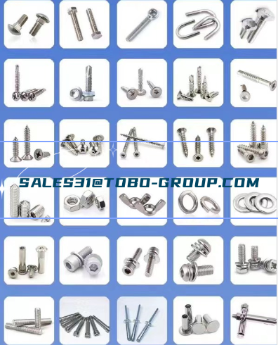 TOBO DIN7973 Raised Countersunk Oval Head Self Tapping Screws With Slot