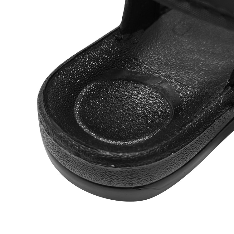 Waterproof Anti Slip ESD PU Leather Sandals For Cleanroom