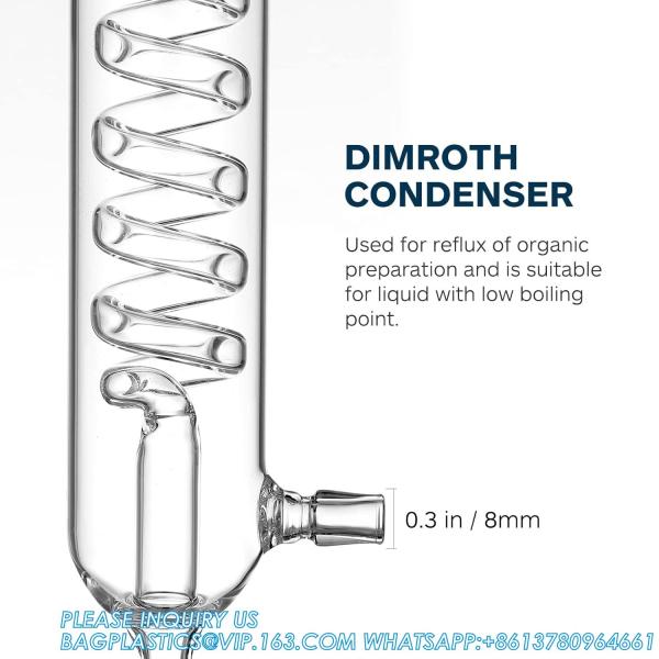 Distillation Chemistry lab Glassware Tube Glass Chemistry Laboratory Tube Allihn