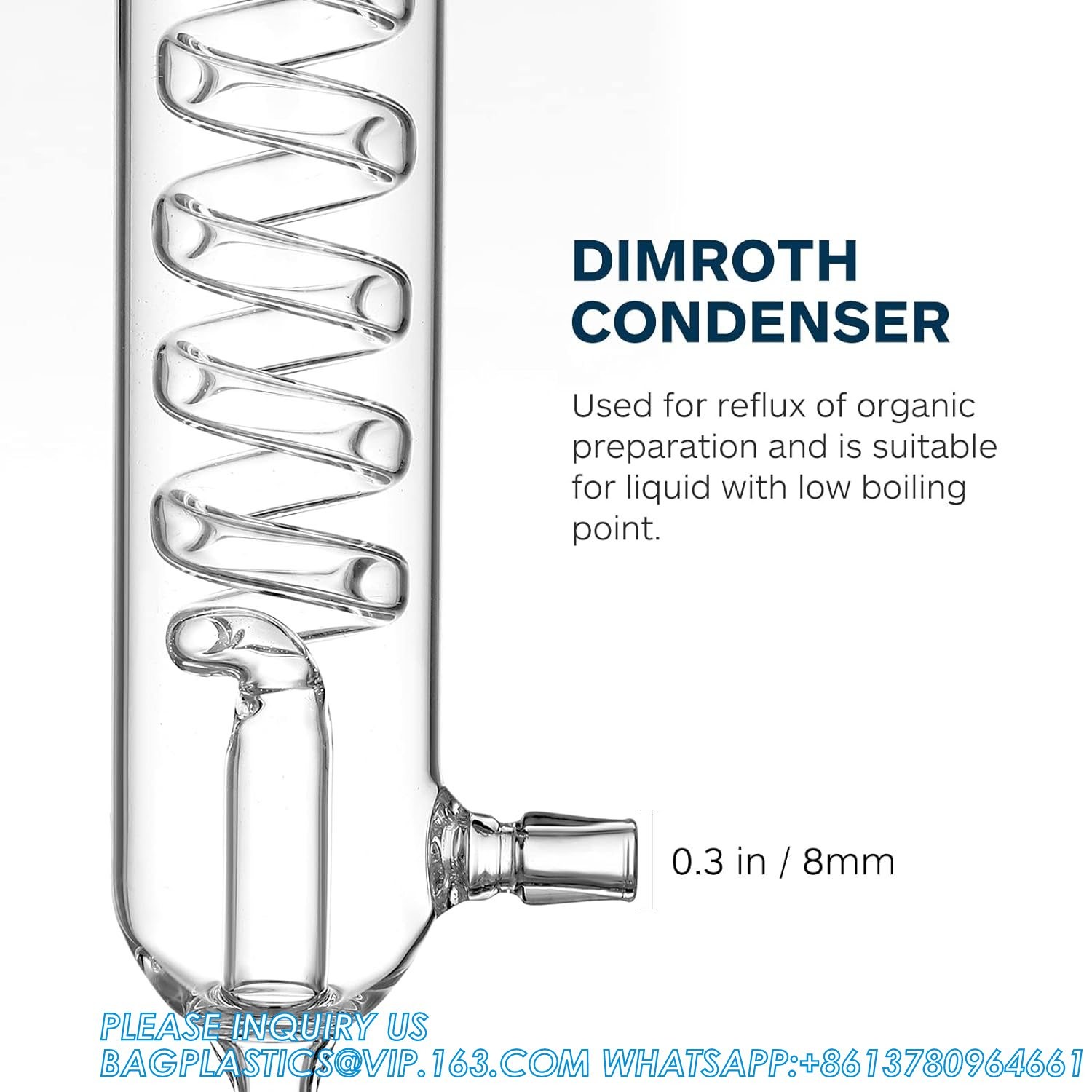 Distillation Chemistry lab Glassware Tube Glass Chemistry Laboratory Tube Allihn Condenser Glass Soxhlet Extractor