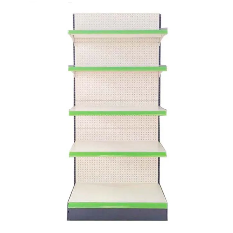 Low MOQ Iron Metal Shelf Convenience Store Equipment Snack Shop Display Racks Gondola Supermarket Shelves