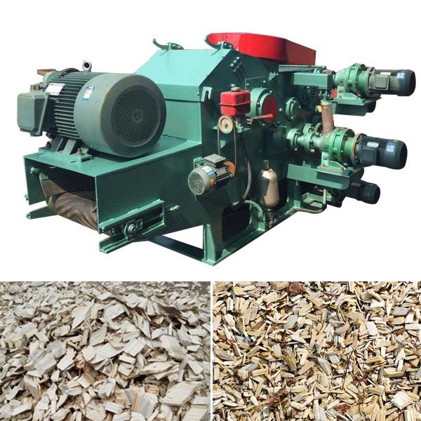 Automatic Crushing System Drum Wood Chips Making Machine