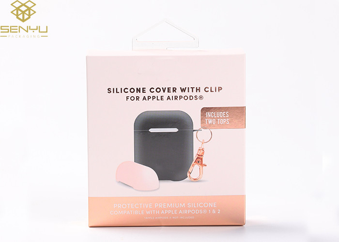 Blister Ttray Cover Custom Retail Packaging Boxes For Airpods Case Package