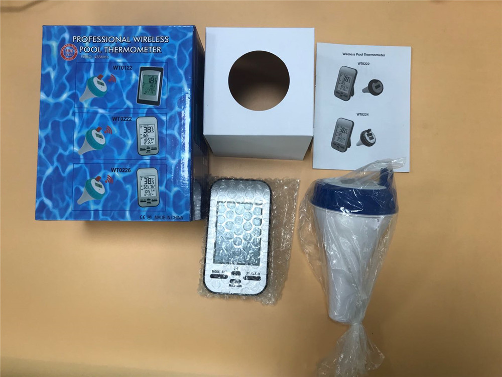 OEM, ODM, OBM Outdoor Swimming Pool Spa Fish Pond Wireless Water Thermometer Accurate Digital Display