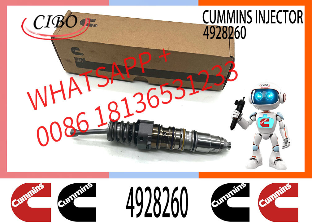 Diesel Engine ISX15 QSX15 Common Rail Fuel Injector 4928260 4062568 4088723 4954646 1846351 4954648 570016 1499714