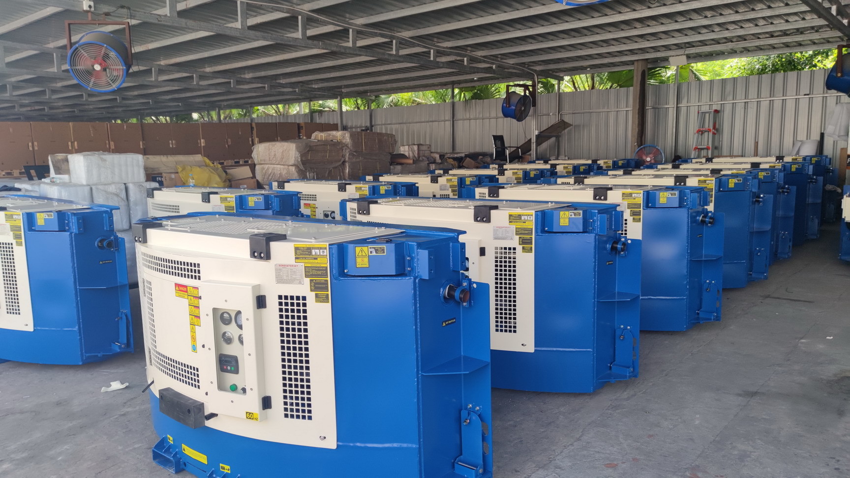 15kw 460V Generator 3 Phases Kubota V2203 Clip On Genset For Reefer Container