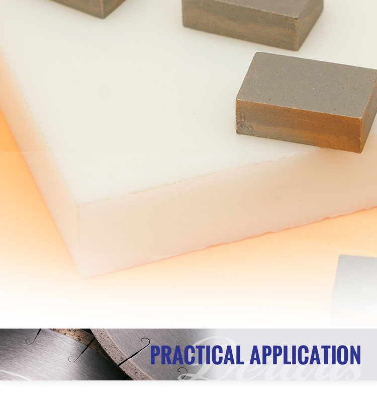 Global Market Sandwich Shape Diamond Segment for Volcanic Stone Cutting